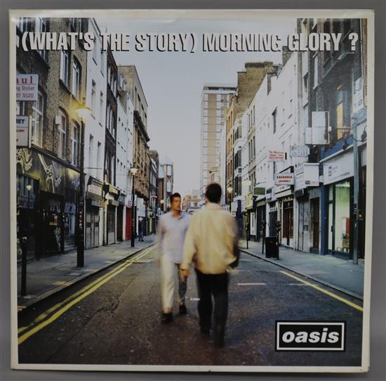 Oasis, Whats the Story, Morning Glory first press LP VG+/VG+